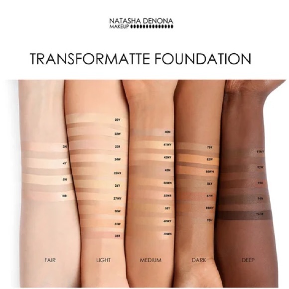 NIB NATASHA DENONA TRANSFORMATTE PORE VANISHING MATTE FOUNDATION IN SHADE: 50WN - Picture 4 of 11
